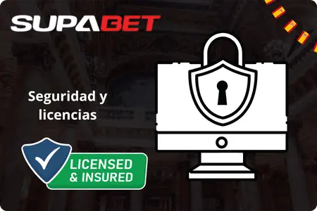 Seguridad y licencias de Supabet con certificación Licensed & Insured